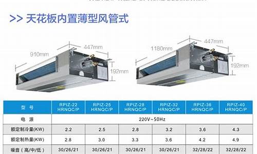 日立风机盘管型号_日立风机盘管型号出口尺寸